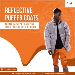 Reflective Puffer Coats